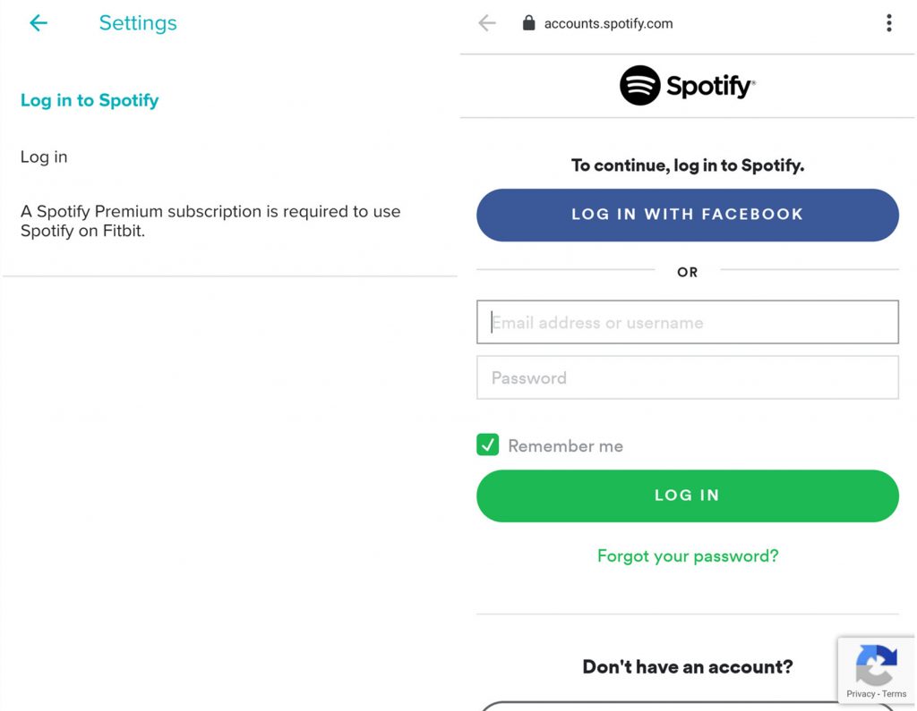 将 Spotify 连接到 Fitbit