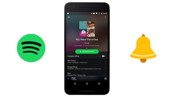 Spotify'dan Zil Sesini Ayarla